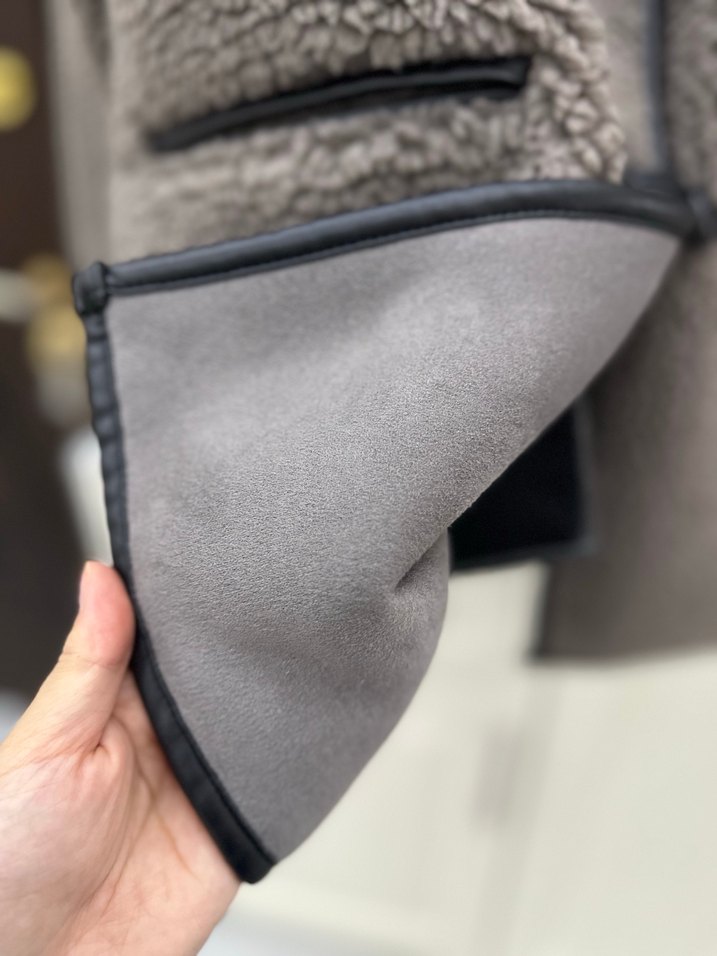 Düğmeli kaşe Ceket - Görsel 3