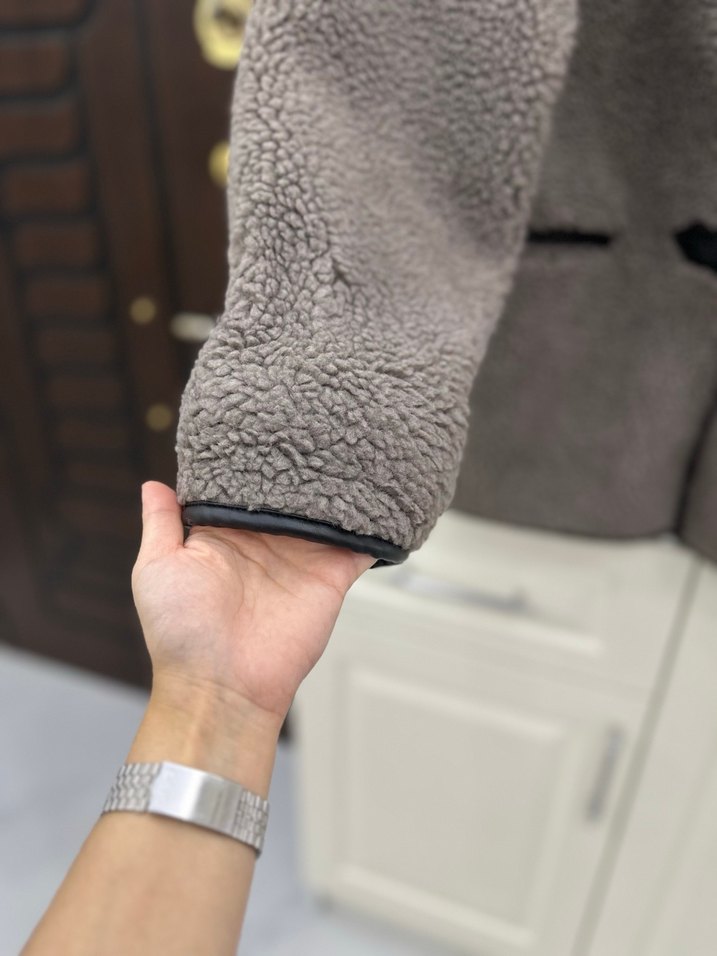 Düğmeli kaşe Ceket - Görsel 2