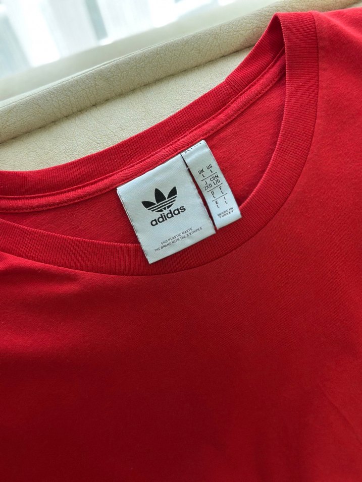 Kırmızı Adidas Erkek Tişört - Görsel 4