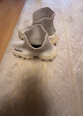 34 Beden beyaz Renk Beyaz çocuk Dolgu Topuklu Spor Ayakkabı