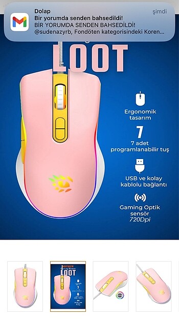 Oyuncu mouse