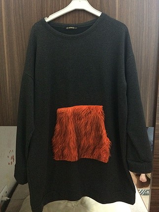 Tüylü sweatshirt