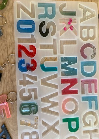 Silikon harf Epoksi kalıbı - Görsel 6