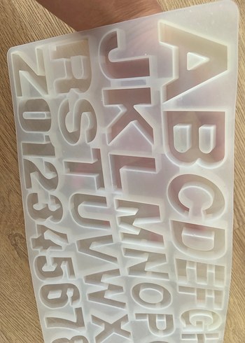 Silikon harf Epoksi kalıbı - Görsel 2