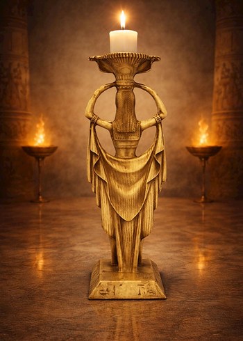 Altın Renkli Parlak Figürin - Görsel 2