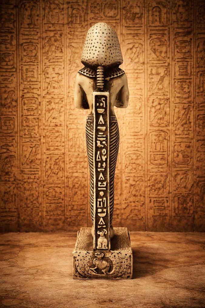 Altın Renkli Firavun Figürü - Görsel 3