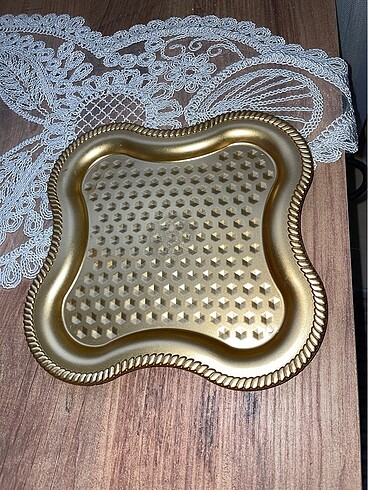 Gold sunumluk tepsi 4 lü