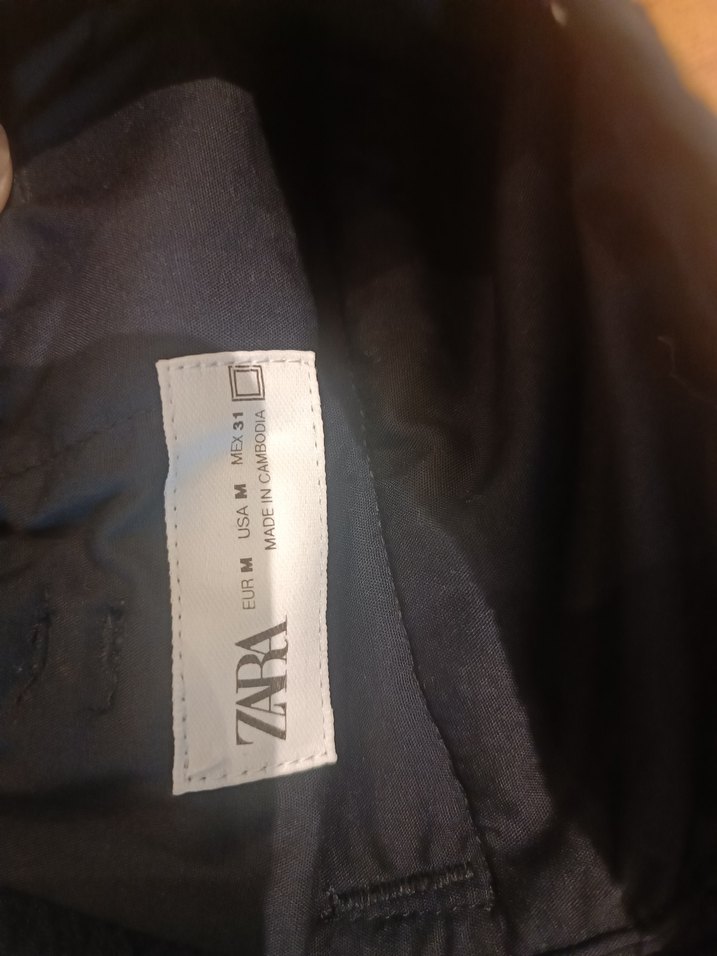 Lacivert Pilili  Kumaş Pantolon - Görsel 4