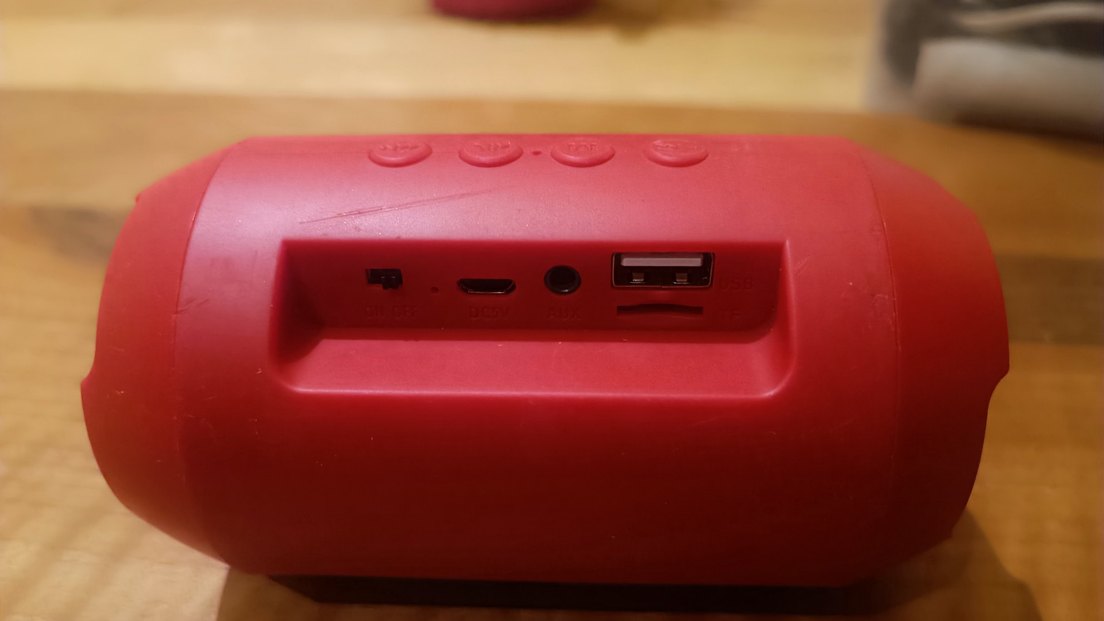 Kırmızı Bluetooth Hoparlör - Görsel 3