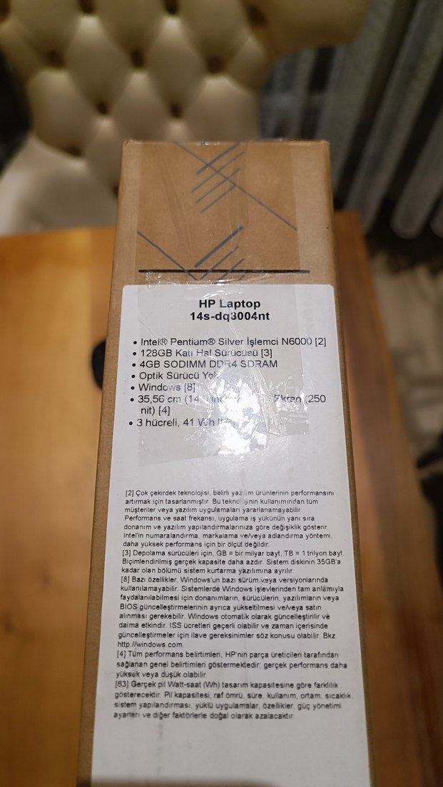 Siyah HP Dizüstü Bilgisayar - Görsel 4