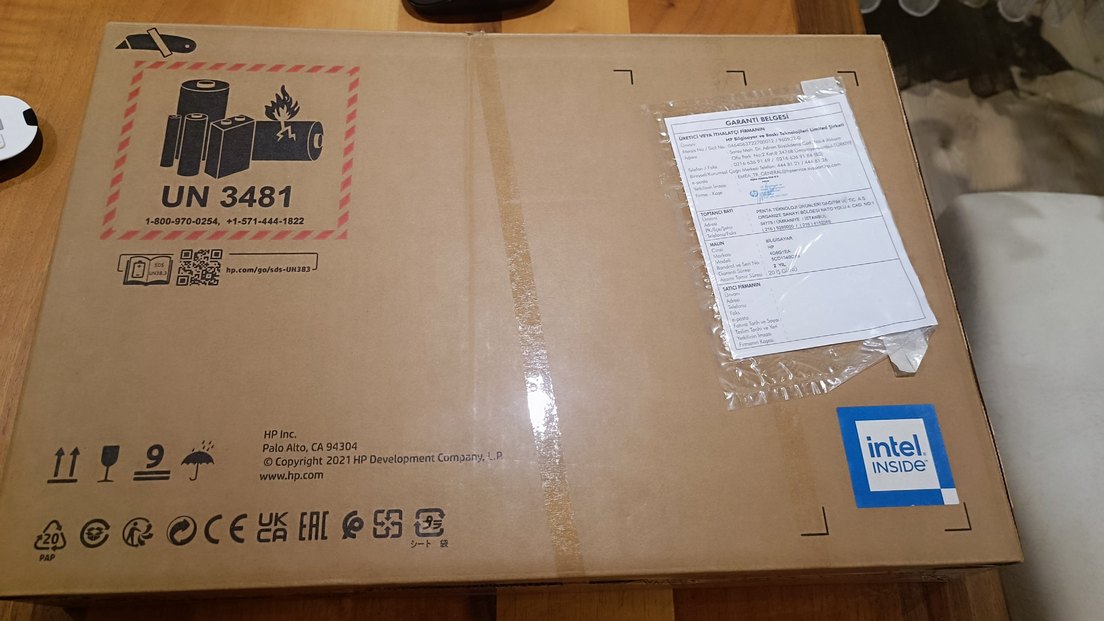 Siyah HP Dizüstü Bilgisayar - Görsel 5