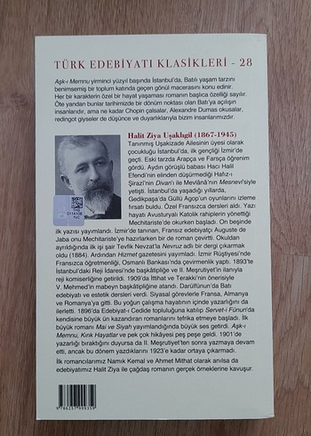 Halit Ziya Uşaklıgil - Aşk-ı Memnu Romanı