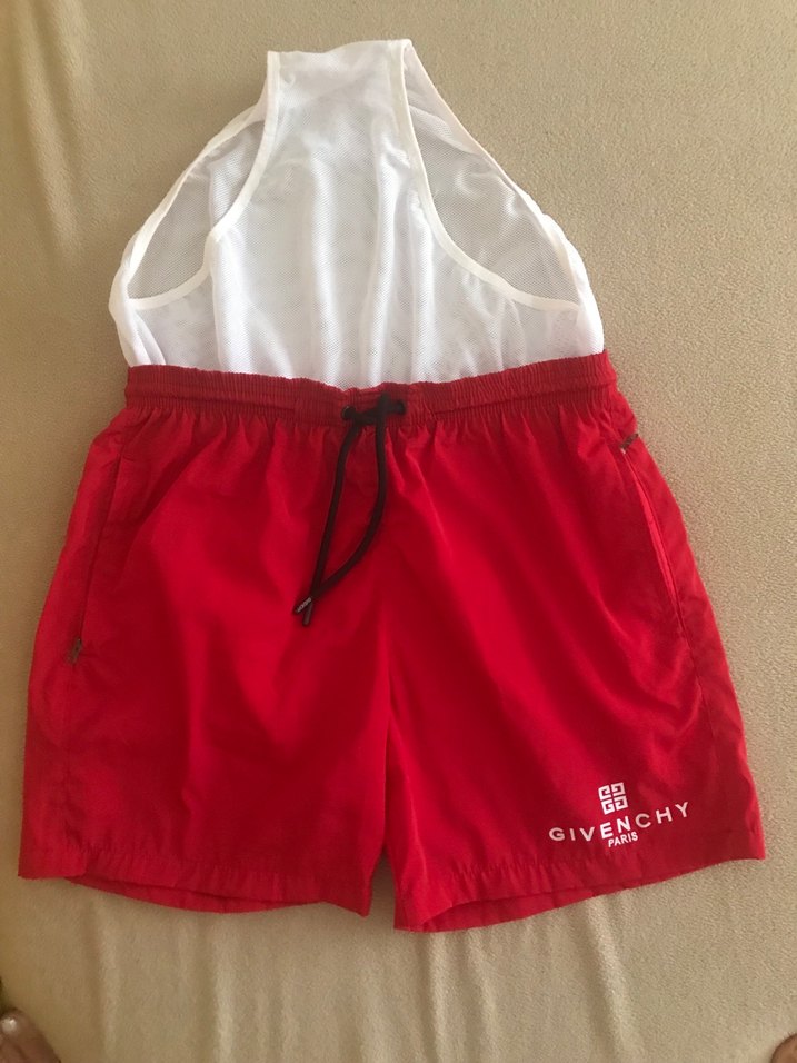 Givenchy Kırmızı Mini Erkek Mayo - Görsel 3