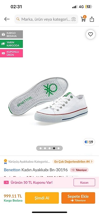 Benetton Benetton ayakkabı