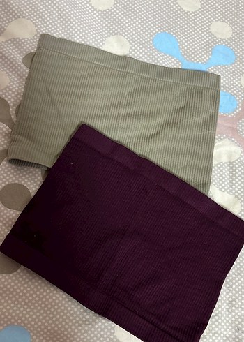 Gri ve Mürdüm Renkli Hamile Korse - Görsel 2