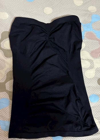 Siyah Drapeli Kadın Mayo - Görsel 2