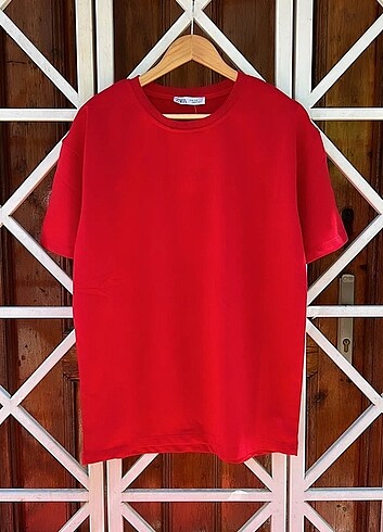 ZARA Kırmızı Basic T-shirt 