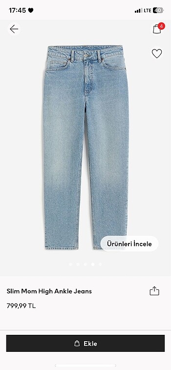 mavi mom jean