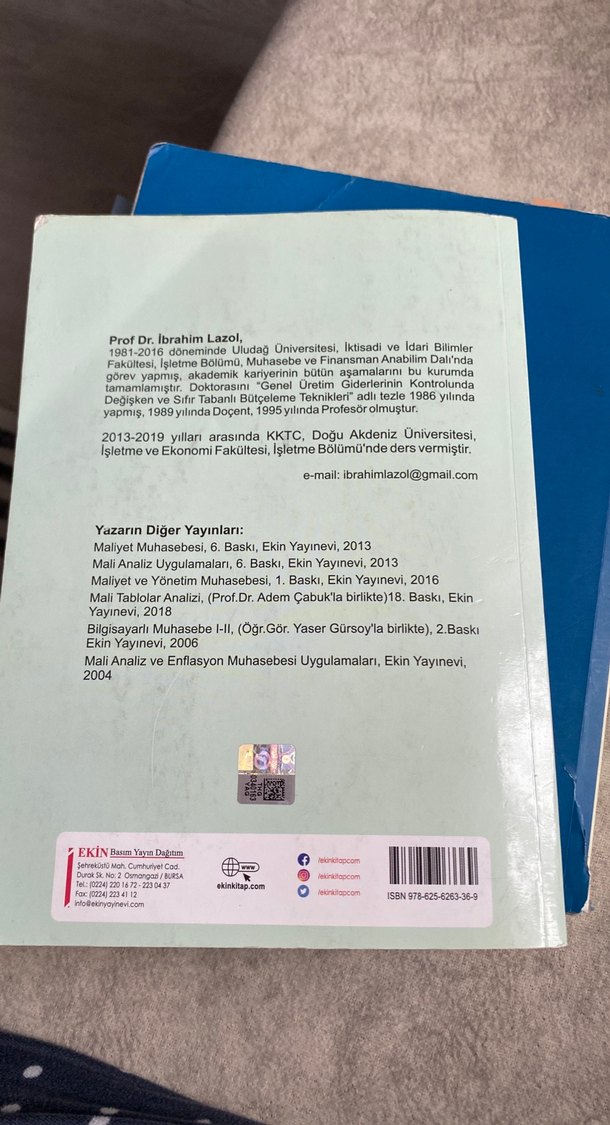 Genel Muhasebe - Prof. Dr. İbrahim Lazol - Görsel 2