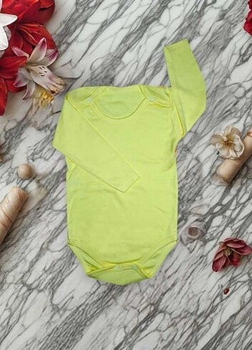 Düz Uzun Kollu Zıbın Body 1 - 3 Yaş