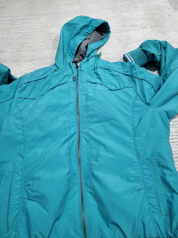 Gri Fermuarlı Kadın Midi Ceket mont - Görsel 4