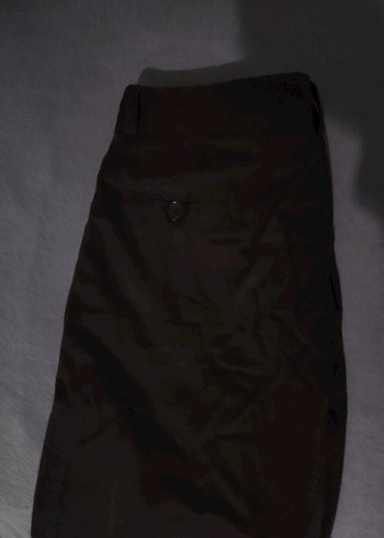 Kahverengi Kadın Süet Kumaş Pantolon - Görsel 3