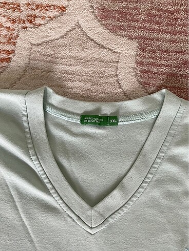 Benetton Penye Pamuklu Uzun Kollu Tişört