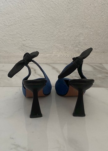 Mavi Denim Stiletto Topuklu Kadın Ayakkabı - Görsel 5