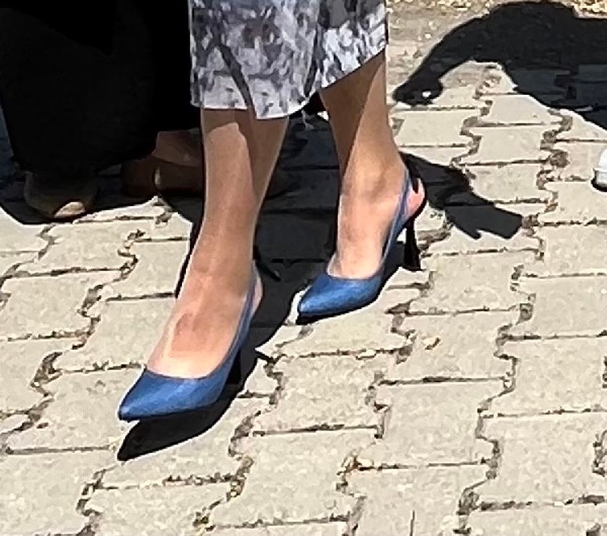 Mavi Denim Stiletto Topuklu Kadın Ayakkabı - Görsel 2