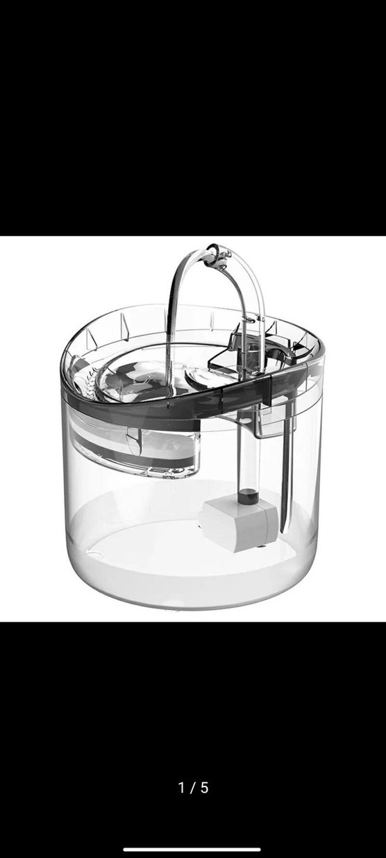 Sensörlü Şeffaf Evcil hayvan Su Sebili - Görsel 2