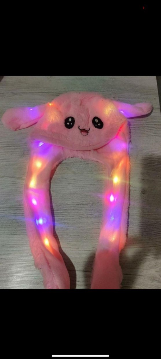 Işıklı Hareketli Peluş Çocuk Kulaklı Bere - Görsel 4