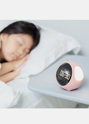 Pembe Dijital Masa Saati - Görsel 2