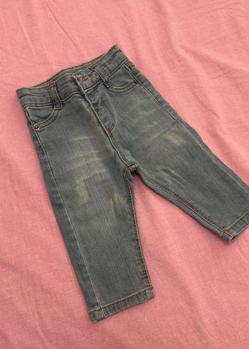 Civil Koyu Mavi Yikamali Cocuk Denim Jean
