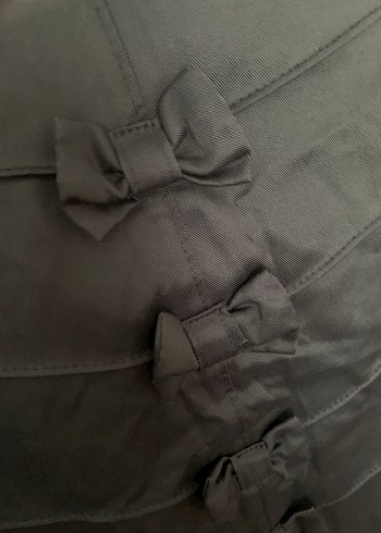 Düğmeli arkasında kurdele detaylı  Ceketi - Görsel 3