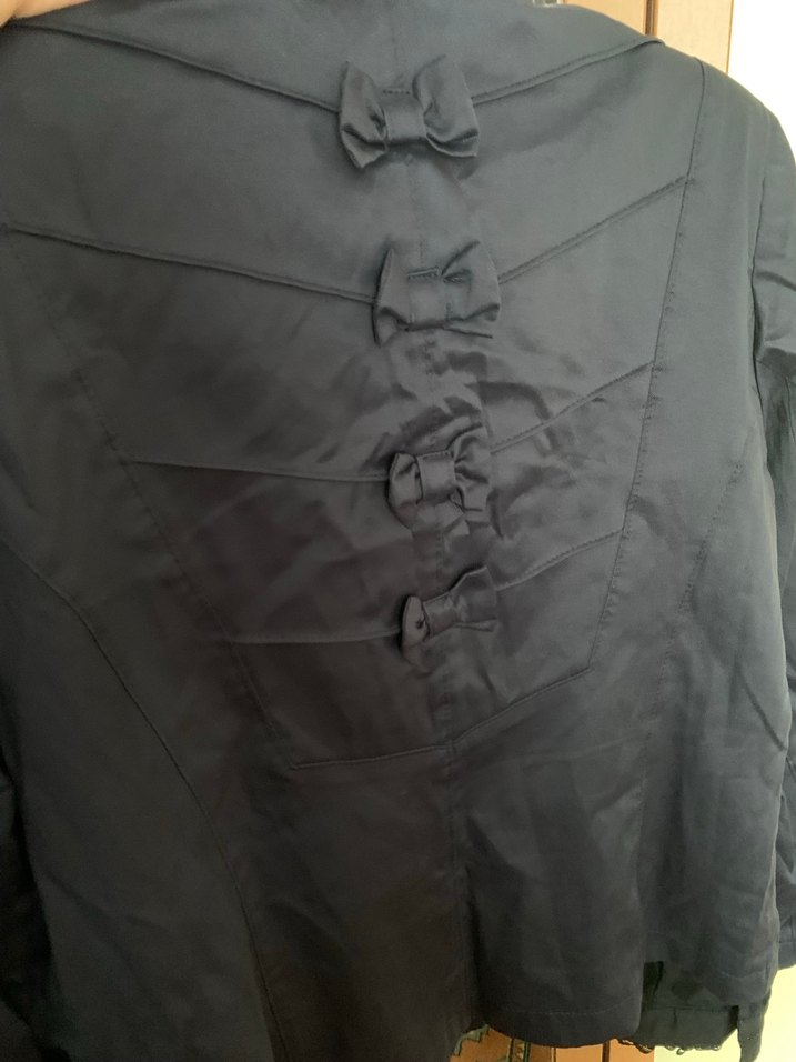 Düğmeli arkasında kurdele detaylı  Ceketi - Görsel 2