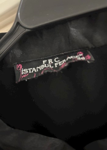 Siyah Uzun Dökümlü Kadın ferace - Görsel 3