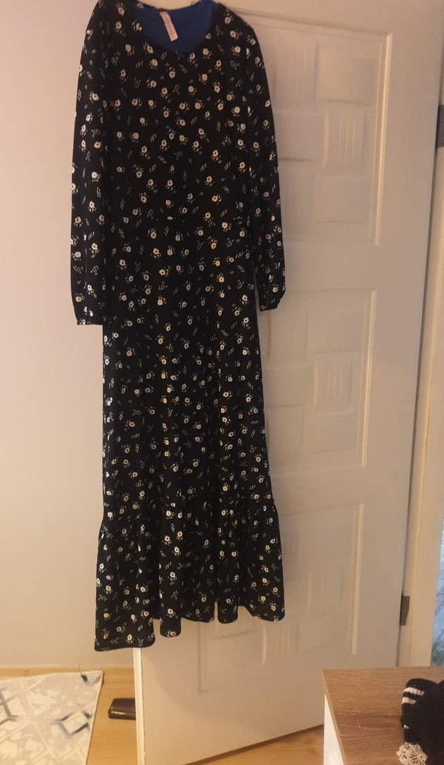 Siyah Uzun Elbise - Görsel 2