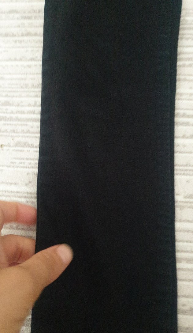 Siyah Regular Fit Midi Kot Pantolon - Görsel 2