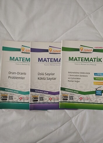 Çap yayınları 9. Sınıf Matematik konu anlatım fasikulleri