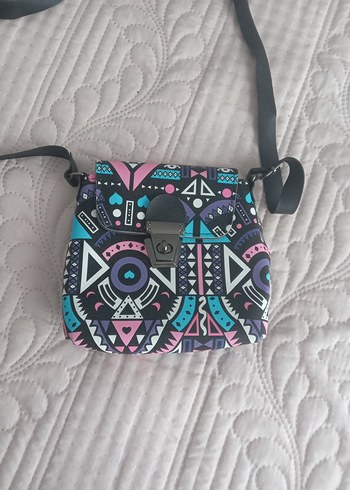 Renkli Baskılı Bohem Kadın Çanta - Görsel 3