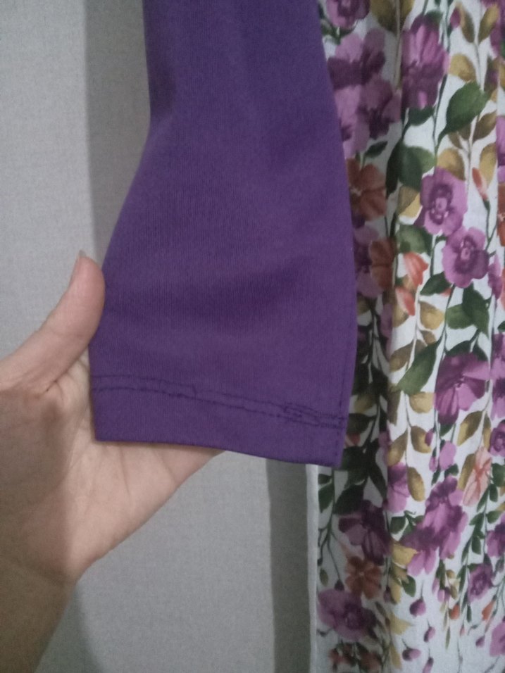 Mor Bohem Uzun Elbise - Görsel 4