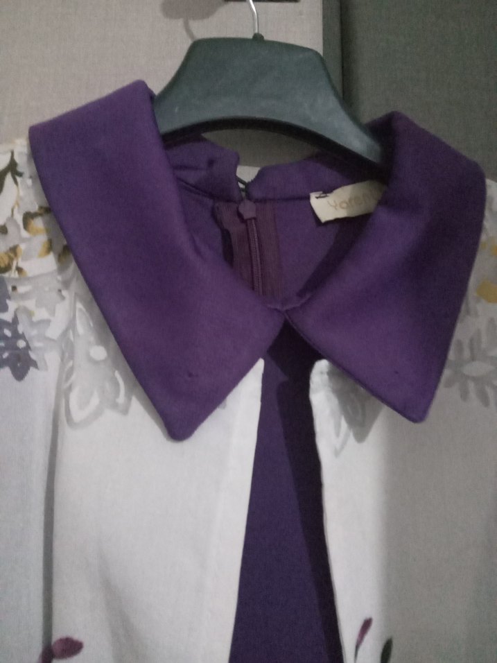 Mor Bohem Uzun Elbise - Görsel 3