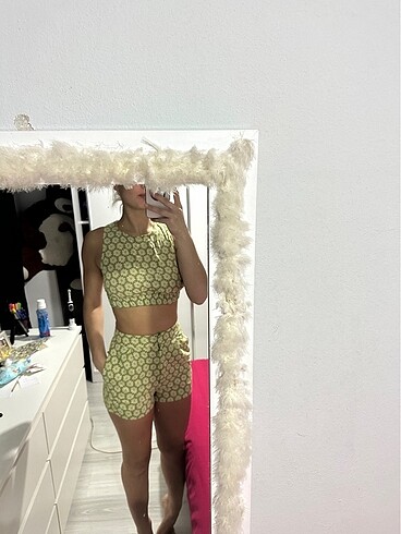 s Beden Pull&Bear Takım Crop Şort