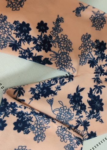 Pembe Bohem Çiçek Desenli Kadın Pijama Takımı - Görsel 6