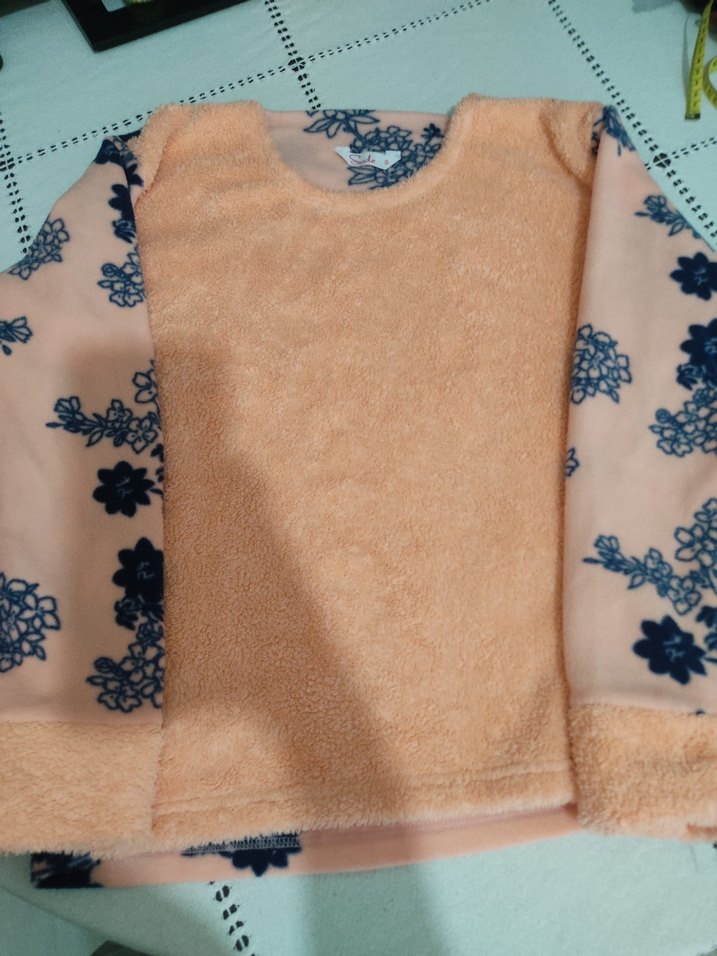 Pembe Bohem Çiçek Desenli Kadın Pijama Takımı - Görsel 3