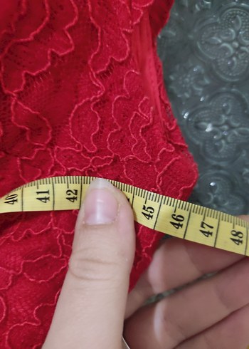 Dantelli elbise - Görsel 5