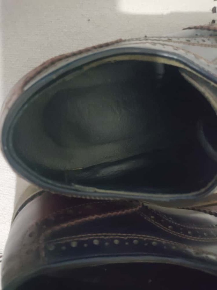 Klasik Erkek Deri Ayakkabı Bordo-Siyah - Görsel 3