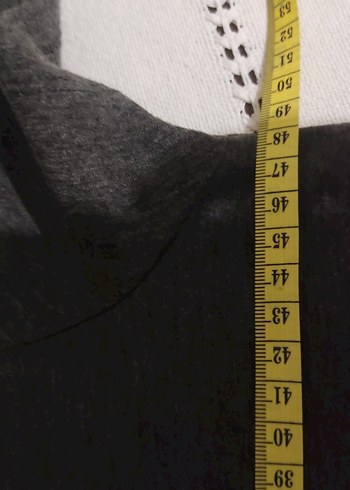 Gri Kısa Kollu elbise - Görsel 4