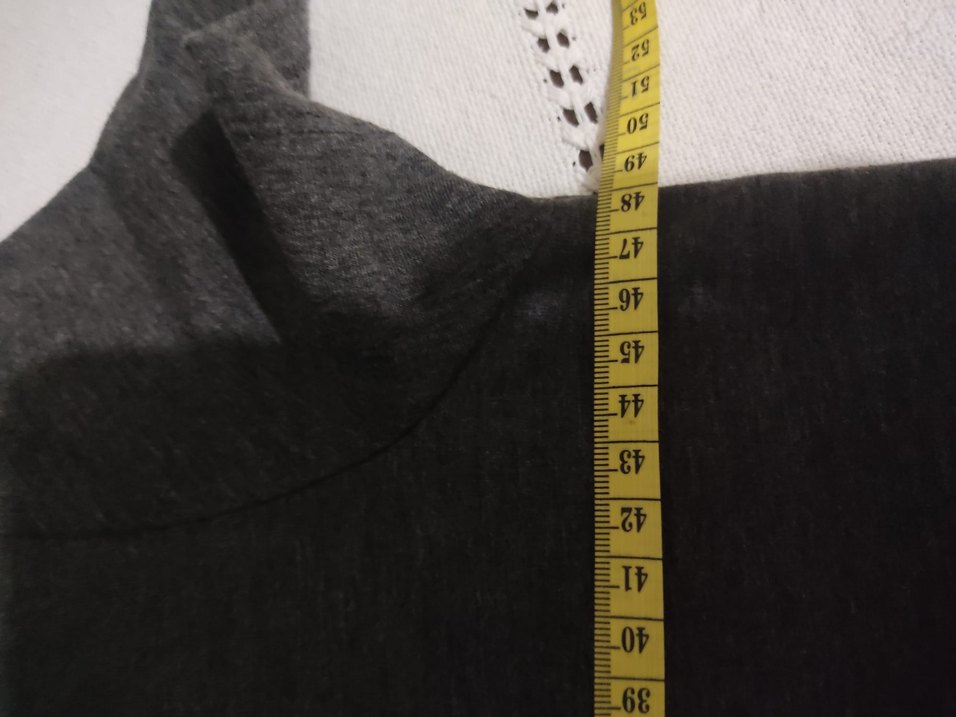 Gri Kısa Kollu elbise - Görsel 4