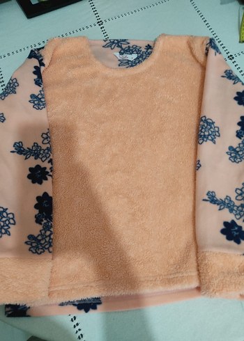 Pembe Bohem Uzun Kollu Mini Ev Giyimi - Görsel 3